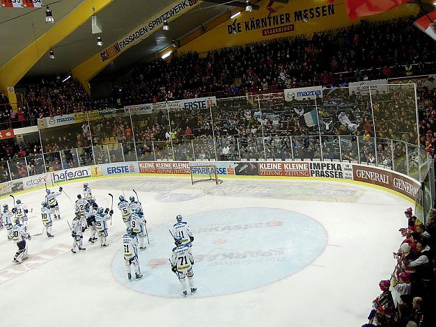 Saisonende in Klagenfurt  (Liwest Black Wings Linz) und (EC KAC), EC KAC vs EHC Liwest Black Wings Linz, Spiel 6, Play-Offs, Semifinale 