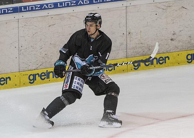 Marek Kalus (EHC Liwest Black Wings Linz) Testspiel, EHC Liwest Black Wings Linz vs CEZ Motor Ceske Budejovice