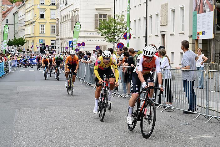 Jaka Primozic (SLO, Hrinkow Advarics), Alexander Konychev (ITA, Team Vorarlberg) Herren Elite, U23, Road Cycling League Austria, Altstadt Kriterium Graz 