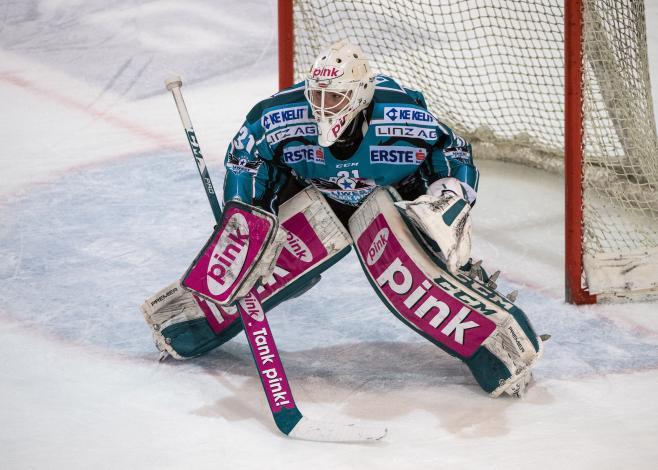 Tormann Florian Janny (EHC Liwest Black Wings Linz)  EHC Liwest Black Wings Linz vs EC KAC, Pick Round