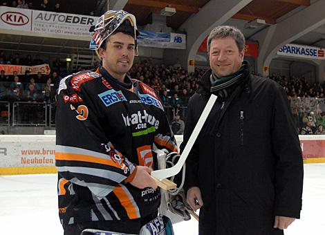 Spieler des Abends Alex Westlund Liwest Black Wings Linz, HDD TILIA Olimpija Ljubljana