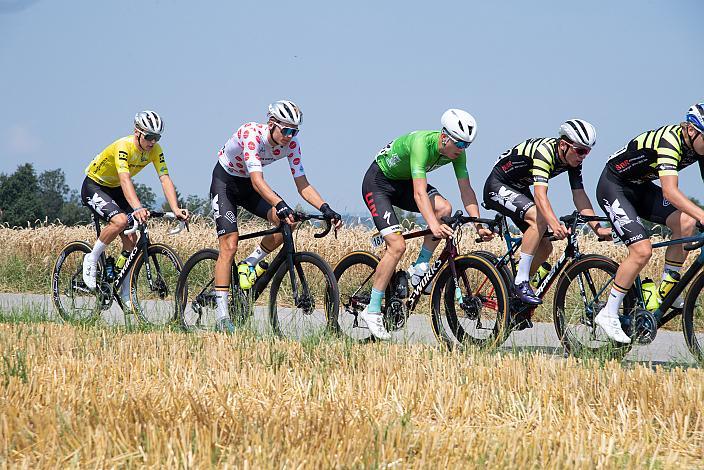 Der Gesamtsieger im Gelben Trikot Frank Aron Ragilo (EST, Cannibal Team), Bad Wimsbach - Strass im Attergau, Int. "Keine Sorgen" Junioren Rundfahrt UCI Kat. 2.1 MJ