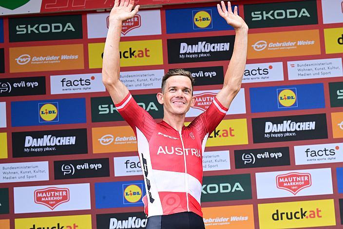 Etappensieger Gregor Mühlberger (AUT, Austria), 1. Etappe von Graz - Gamlitz, 188km, Tour of Austria