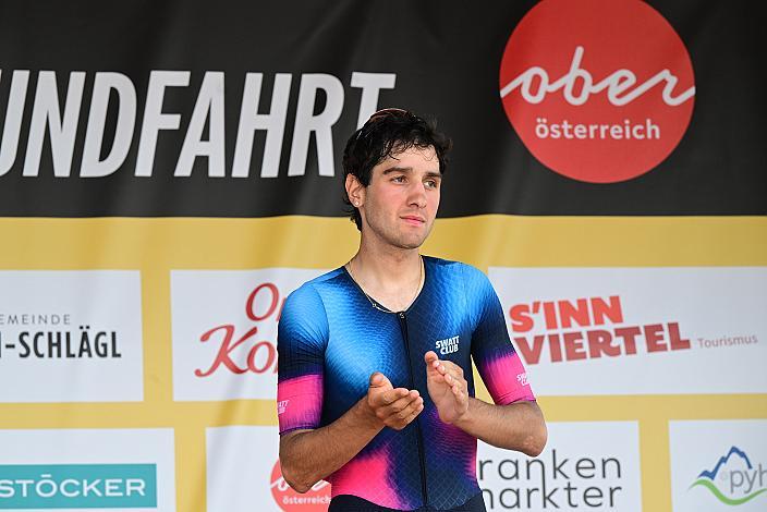 Anstieg zur Höss,Mattia Gaffuri (ITA, Swatt Club),  4. Etappe St.Florian /Asten - Hinterstoder/Höss 15. Int. Raiffeisen OÖ-Radrundfahrt UCI Kat. 2.2