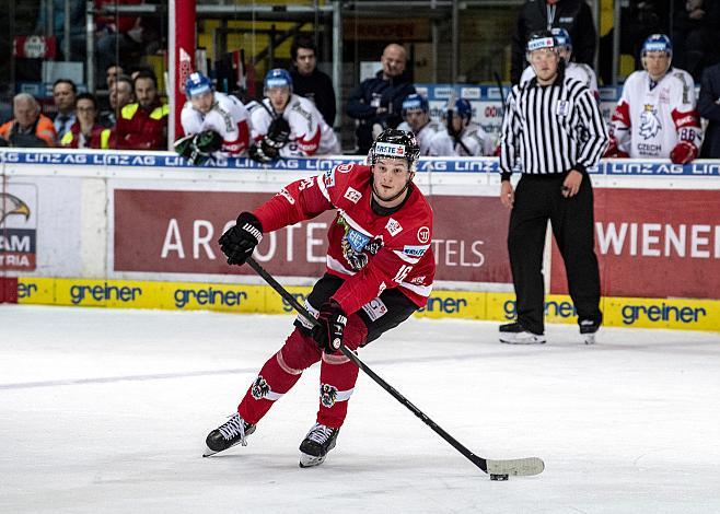 StÃ¼rmer Dominic Zwerger (AUT) AUT-CZE, Testspiel,   Eishockey Nationalteam Linz