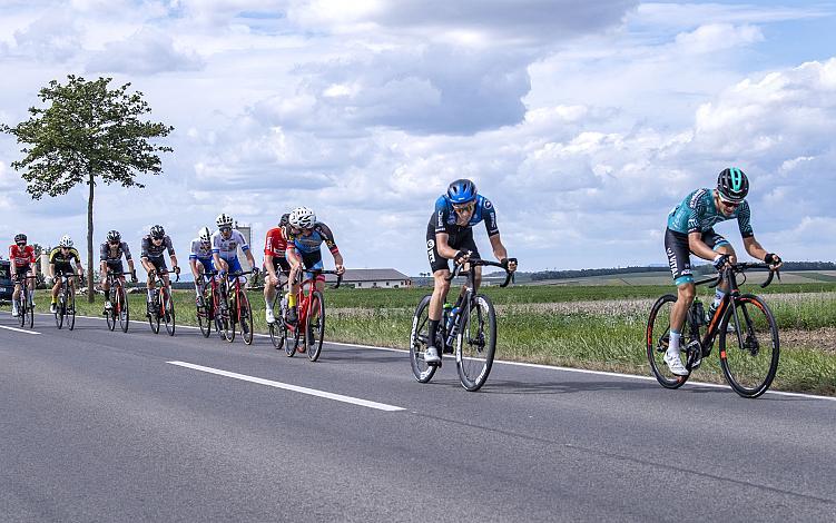 Windkante inziniert von Sebastian Schönberger (AUT, BB HOTELS - VITAL CONCEPT), Michael Gogl (AUT, NTT Pro Cycling), ÖSTM Strasse Mattersburg, Österreichische Staatsmeisterschaft U23, Elite Damen und Herren