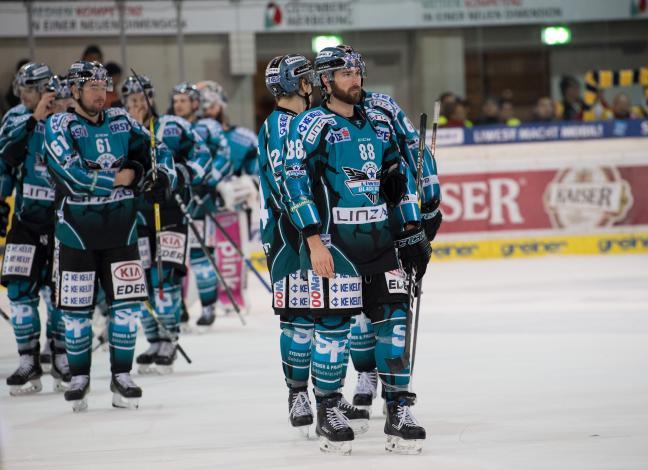 Dan DaSilva (EHC Liwest Black Wings Linz) EHC Liwest Black Wings Linz vs UPC Vienna Capitals
