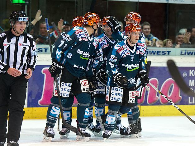 Linz feiert, EHC Liwest Black Wings Linz vs UPC Vienna Capitals