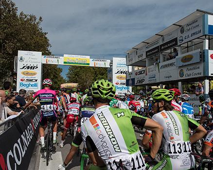 Start Rad Memorial Marco Pantani, Cesenatico, Italien