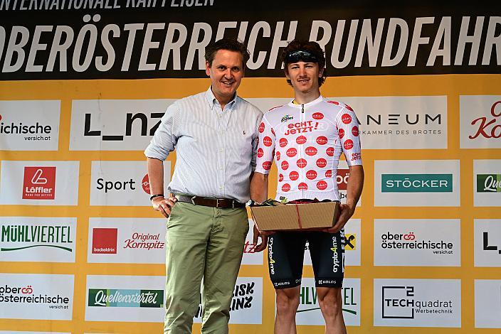 Im Bergtrikot Milan Kadlec (CZE, KASPER CRYPTO4ME) 3. Etappe Asten - Bad Schallerbach, Oberösterreich Rundfahrt