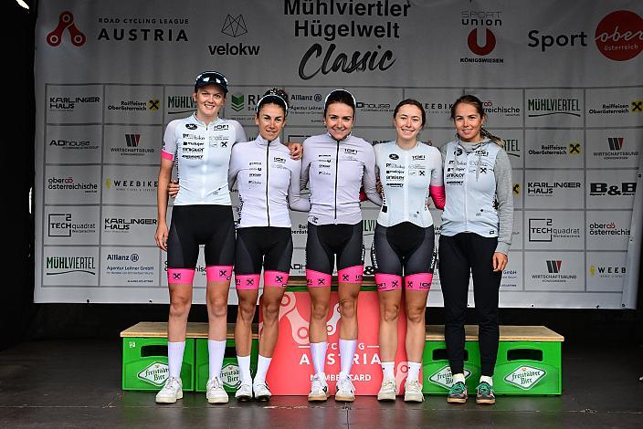 Bestes Damen Team das Damen Team Union Raiffeisen Radteam Tirol Damen Elite, U23, Cycling League Austria Radliga, Mühlviertler Hügelwelt Classic Elite Damen, Königswiesen, OÖ