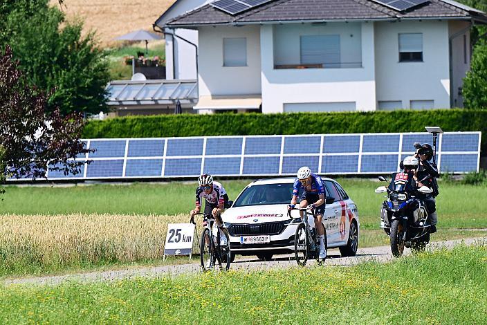 Sieger Michael Gogl (AUT, Alpecin - Premier Tech), Felix Grossschartner (AUT, UAE Team Emirates - XRG) Österreich Staatsmeisterschaft, Strasse, ÖSTM Schwanenstadt - OÖ