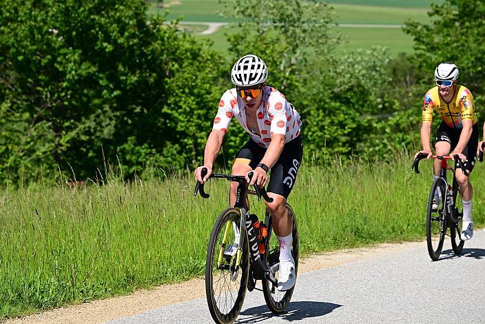 Josef Dirnbauer (AUT, Cycling Team Schwingshandl) im Bergtrikot 3. Etappe Bad Schallerbach - Aigen - Schlägl, 15. Int. Raiffeisen OÖ-Radrundfahrt UCI Kat. 2.2