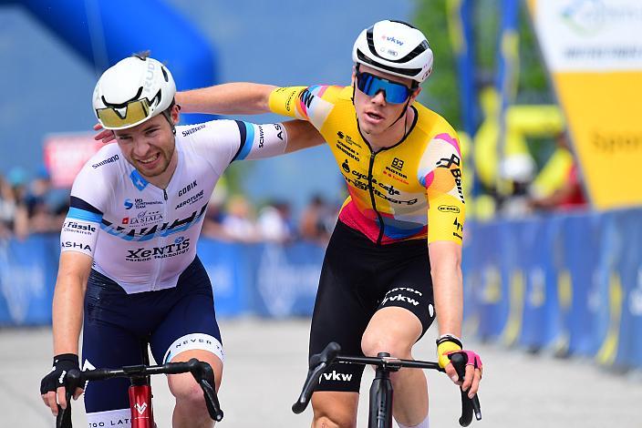 Emanuel Zangerle (AUT, Team Vorarlberg), Nils Brun (SUI, MYVELO Pro Cycling Team), 4. Etappe St.Florian /Asten - Hinterstoder/Höss 15. Int. Raiffeisen OÖ-Radrundfahrt UCI Kat. 2.2