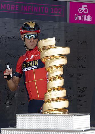 Vincenzo Nibali (ITA, Bahrain Merida Pro Cycling Team) Giro, Giro d Italia, Radsport, 102. Giro d Italia - 18. Etappe Olang - Santa Maria di Sala
