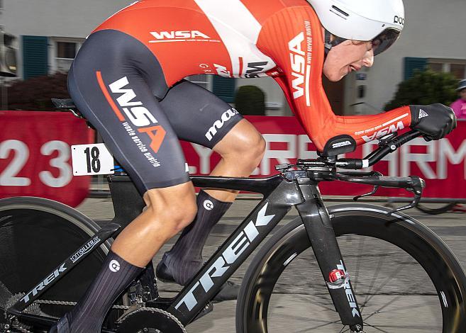 Maximilian Kabas (AUT, Team WSA Graz ARBOE) ATTS, Zeitfahren, Austrian Time Trail Series,  U23, Elite Damen und Herren