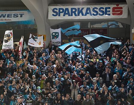 Fans, EHC Liwest Black Wings Linz vs UPC Vienna Capitals, Platzierungsrunde