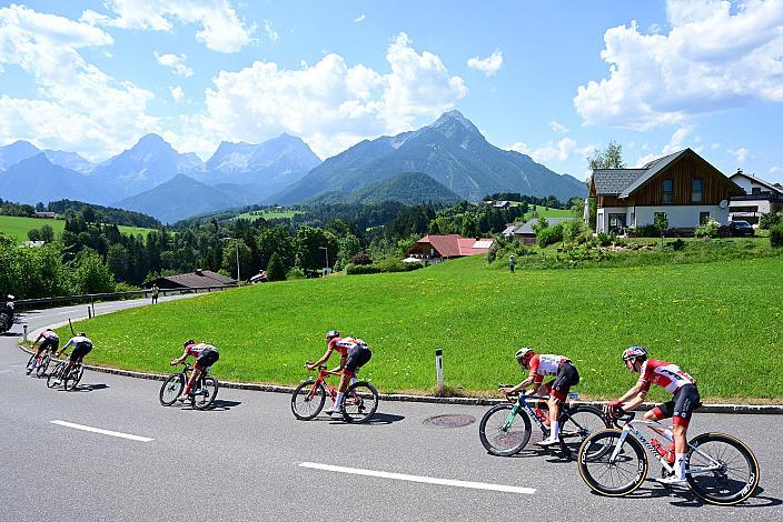 Führender in der Gesamtwertung, Rotes Skoda Trikot, Gregor Mühlberger (AUT, Austria), 4. Etappe von Steyr nach Steyr, 170,5km, Tour of Austria