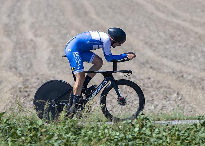 Johannes Hirschbichler (AUT, Union Raiffeisen Radteam Tirol), Platz 4. ZF Meisterschaft,  ÖSTM Einzelzeitfahren,  Lutzmannsburg, Österreichische Staatsmeisterschaft U23, Elite Damen und Herren