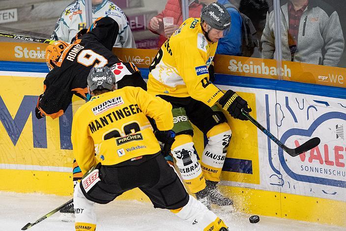 Julian Pusnik (Steinbach Black Wings Linz), Emil Kristensen (HC Pustertal Wölfe)Steinbach Black Wings Linz vs HC Pustertal Wölfe, bet-at-home ICE Hockey League