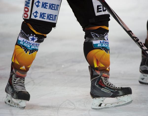 Halloween Socken, EHC Liwest Black Wings Linz vs HCB Suedtirol