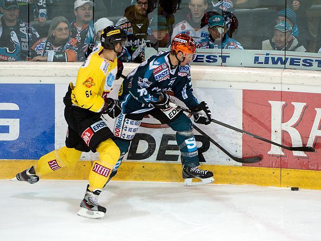 Gregor Baumgartner, Linz und Andre Lakos, Vienna,  EHC Liwest Black Wings Linz vs UPC Vienna Capitals, Pick Round
