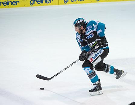 Brett Palin (EHC Liwest Black Wings Linz), EHC Liwest Black Wings Linz vs UPC Vienna Capitals