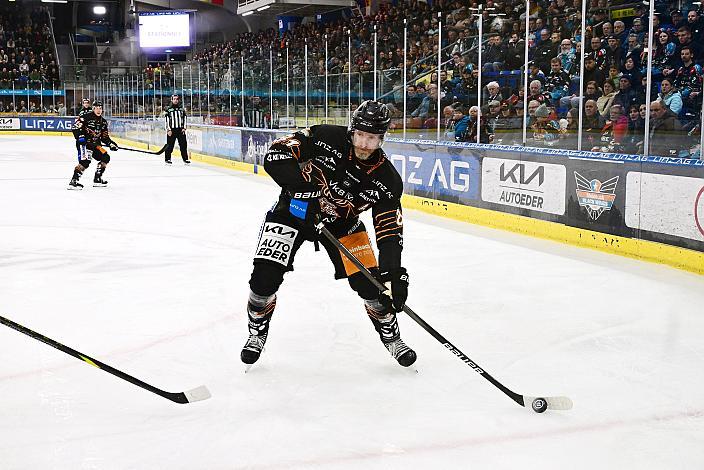 Sean Collins (Steinbach Black Wings Linz), 16. Runde ICE, Steinbach Black Wings Linz vs Vienna Capitals, Linz AG Eisarena 