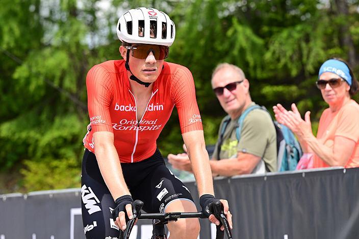 Marco Schrettl (AUT, Tirol KTM Cycling Team) im Trikot des Besten Österreichers  4. Etappe St.Florian /Asten - Hinterstoder/Höss 15. Int. Raiffeisen OÖ-Radrundfahrt UCI Kat. 2.2