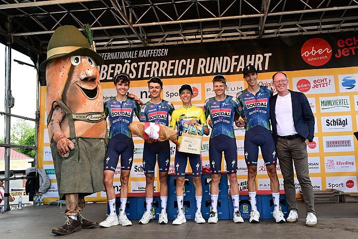 Bestes Team Das Soudal - Quickstep Devo Team , 4. Etappe Aigen - Schlägl - Aigen - Schlägl, Oberösterreich Rundfahrt