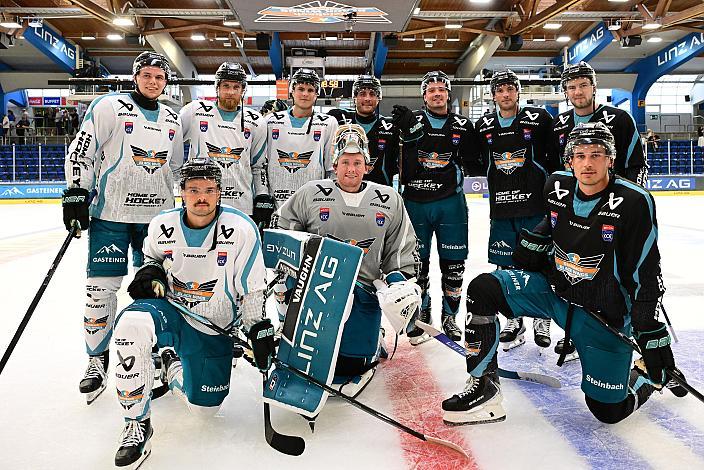 Neuzugänge: Trenton Bliss, Marlon Tschofen, Lukas Kainz, Oskar Maier, Kyle Topping, Luca Erne, Brady Shaw, Philipp Wimmer, Dylan Wells, Vojtech Mozik, Start Eistraining, Linz AG Eisarena 
