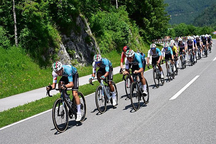 Team Petrolike (MEX) an der Spitze der Hauptfeldes. 4. Etappe St.Florian /Asten - Hinterstoder/Höss 15. Int. Raiffeisen OÖ-Radrundfahrt UCI Kat. 2.2