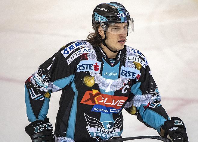Brian Lebler (EHC Liwest Black Wings Linz) EHC Liwest Black Wings Linz vs Moser Medical Graz 99ers
