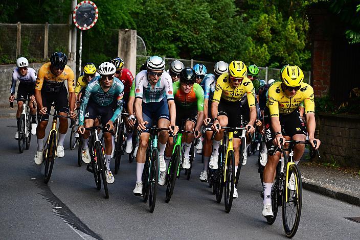 Das Peloton am Weg zum Pöstlingberg 1. Etappe Linz Hauptplatz - Pöstlingberg, Oberösterreich Rundfahrt
