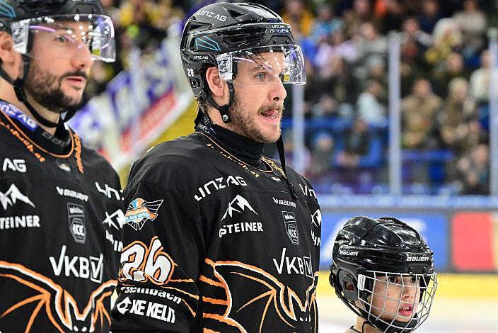 Travis Barron (Steinbach Black Wings Linz) 16. Runde ICE, Steinbach Black Wings Linz vs Vienna Capitals, Linz AG Eisarena 