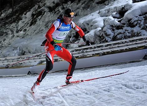 #1-2 Friedrich Pinter, der 2. Laeufer fuer Team Austria.
