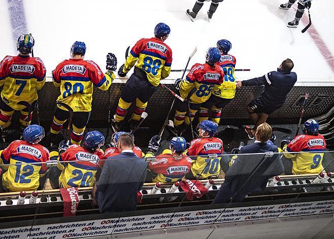 Budweiser Spielerbank  Testspiel, EHC Liwest Black Wings Linz vs CEZ Motor Ceske Budejovice
