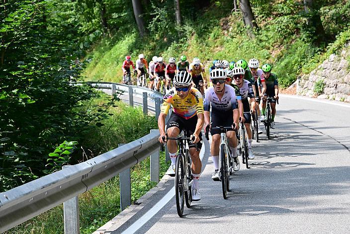 Giacomi Ballabio (ITA, Team Vorarlberg Santic) , Benjamin Eckerstorfer (AUT, Tirol KTM Cycling Team), Sieger am Gaisberg Hermann Pernsteiner (AUT, D2mont Merida Cycling) Herren Elite, U23, Road Cycling League Austria, Gaisbergrennen Salzburg