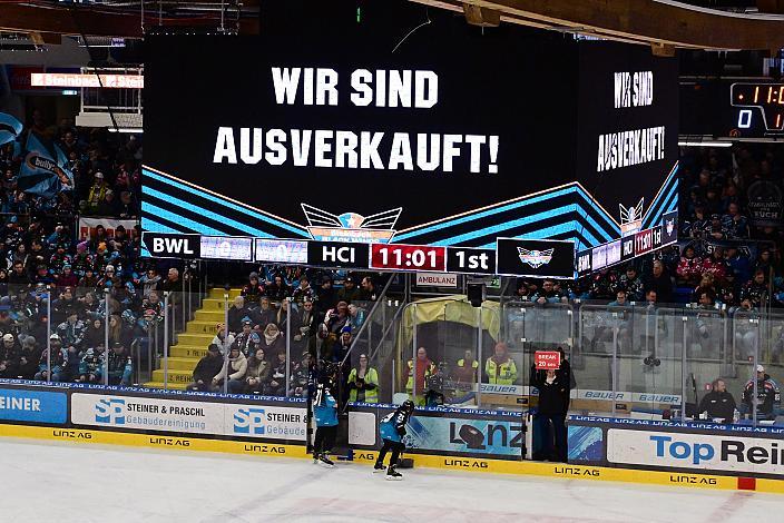 Ausverkauft 33. Runde ICE, Steinbach Black Wings Linz vs HC Innsbruck, Linz AG Eisarena 