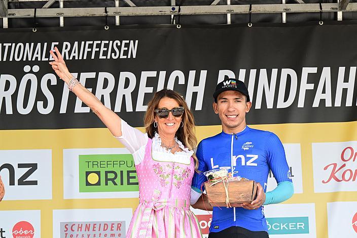 Der Gesamtsieger der 15. Int. Raiffeisen Oberöstereich Rundfahrt Edgar David Cadena (MEX, Petrolike)  4. Etappe St.Florian /Asten - Hinterstoder/Höss 15. Int. Raiffeisen OÖ-Radrundfahrt UCI Kat. 2.2