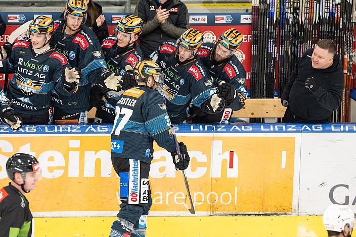 Andreas Kristler (Steinbach Black Wings Linz) Steinbach Black Wings Linz vs EC KAC, Linz AG Eisarena 