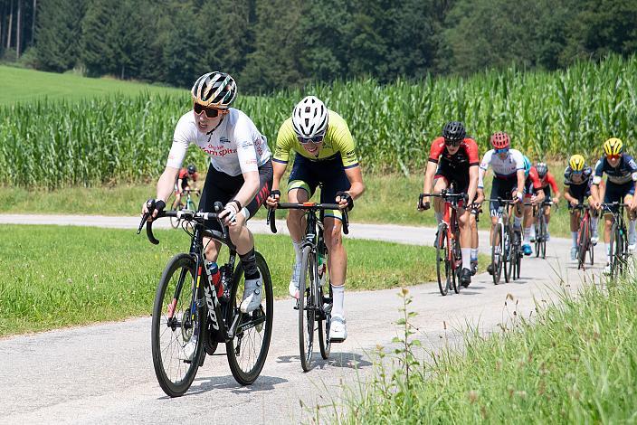 Henry Neff (USA, LUX/CTS p/b Specialized) im Weissen Trikot des Besten Nachwuchsfahreres, Bad Wimsbach - Strass im Attergau, Int. "Keine Sorgen" Junioren Rundfahrt UCI Kat. 2.1 MJ