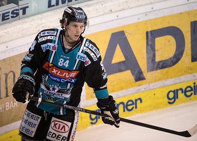 Corey Locke (EHC Liwest Black Wings Linz)  EHC Liwest Black Wings Linz vs KHL Medvescak Zagreb, 1. Viertelfinale