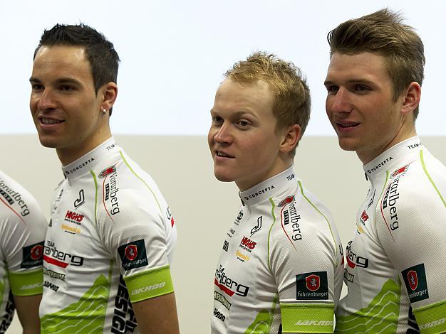 Christoph Springer, GER; Dominik Hrinkow, AUT, Daniel Biedermann, AUT,  