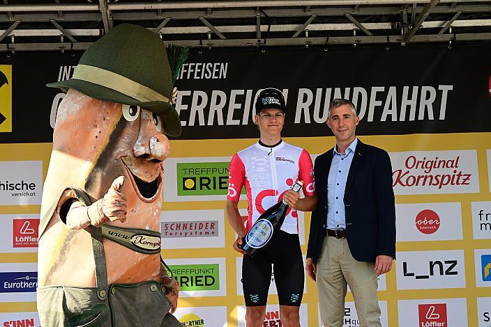 Palint Feldhofer (HUN, Team United Shipping) 2. Etappe Eferding - Ried im Innkreis, 15. Int. Raiffeisen OÖ-Radrundfahrt UCI Kat. 2.2