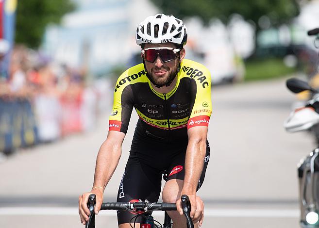 Alexis Guerin (FRA, Team Vorarlberg) 2. Etappe Eferding - Oberneukirchen, Int. Raiffeisen Oberösterreich Rundfahrt UCI Kat. 2.2