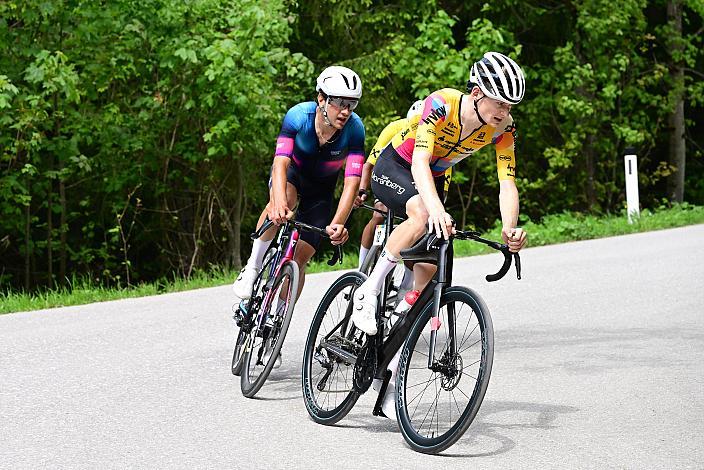 Etappensieger Jannis Peter (GER, Team Vorarlberg) vor Mattia Gaffuri (ITA, Swatt Club) 4. Etappe St.Florian /Asten - Hinterstoder/Höss 15. Int. Raiffeisen OÖ-Radrundfahrt UCI Kat. 2.2