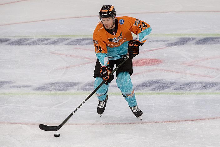Josh Roach (Steinbach Black Wings Linz) Steinbach Black Wings Linz vs EC Bad Nauheim, Testspiel, Eishockey, Bet at Home ICE Hockey League