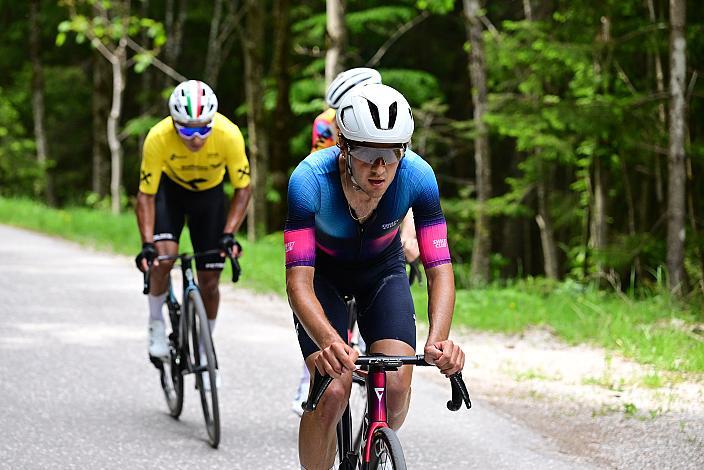 Anstieg zur Höss,Mattia Gaffuri (ITA, Swatt Club),  4. Etappe St.Florian /Asten - Hinterstoder/Höss 15. Int. Raiffeisen OÖ-Radrundfahrt UCI Kat. 2.2