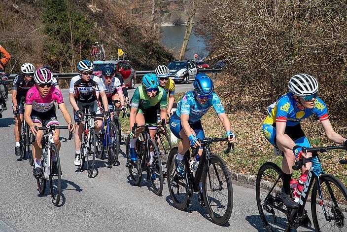Pia-Maria Thoma (AUT, ARBÖ Rapso Knittelfeld), Corinna Lechner, Damen Elite, U23, Radliga, 61. Radsaison-Eröffnungsrennen Leonding, Oberösterreich
